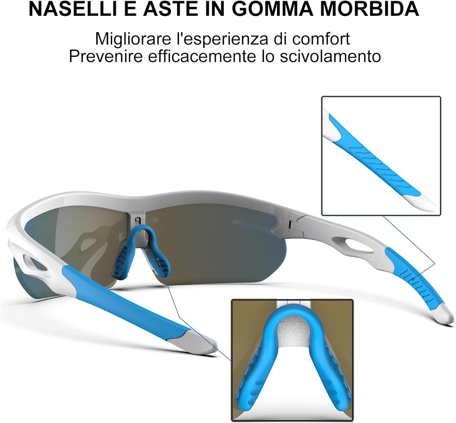 Gafas de sol HAAYOT Hombre Mujer Ciclismo