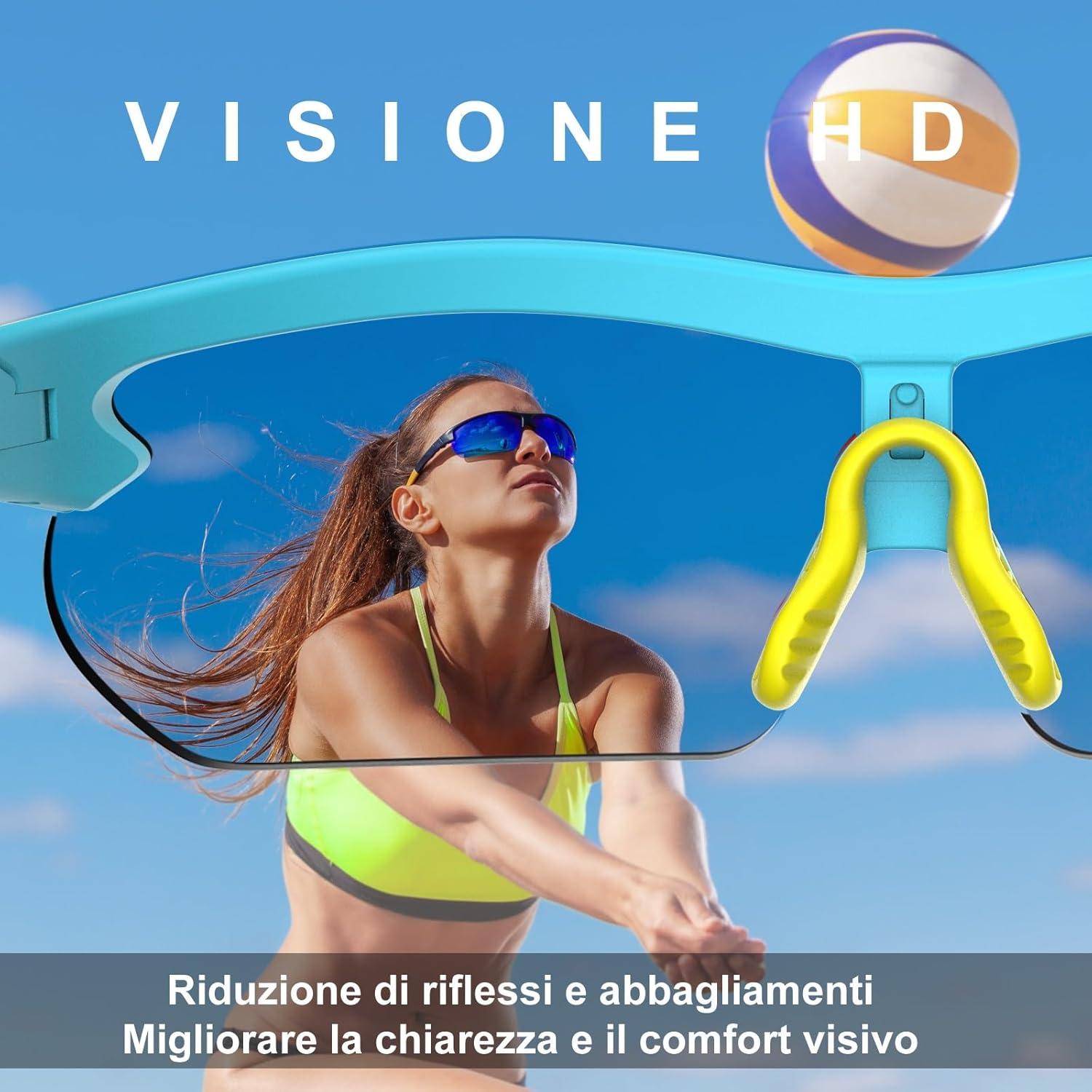 Gafas de sol HAAYOT Hombre Mujer Ciclismo