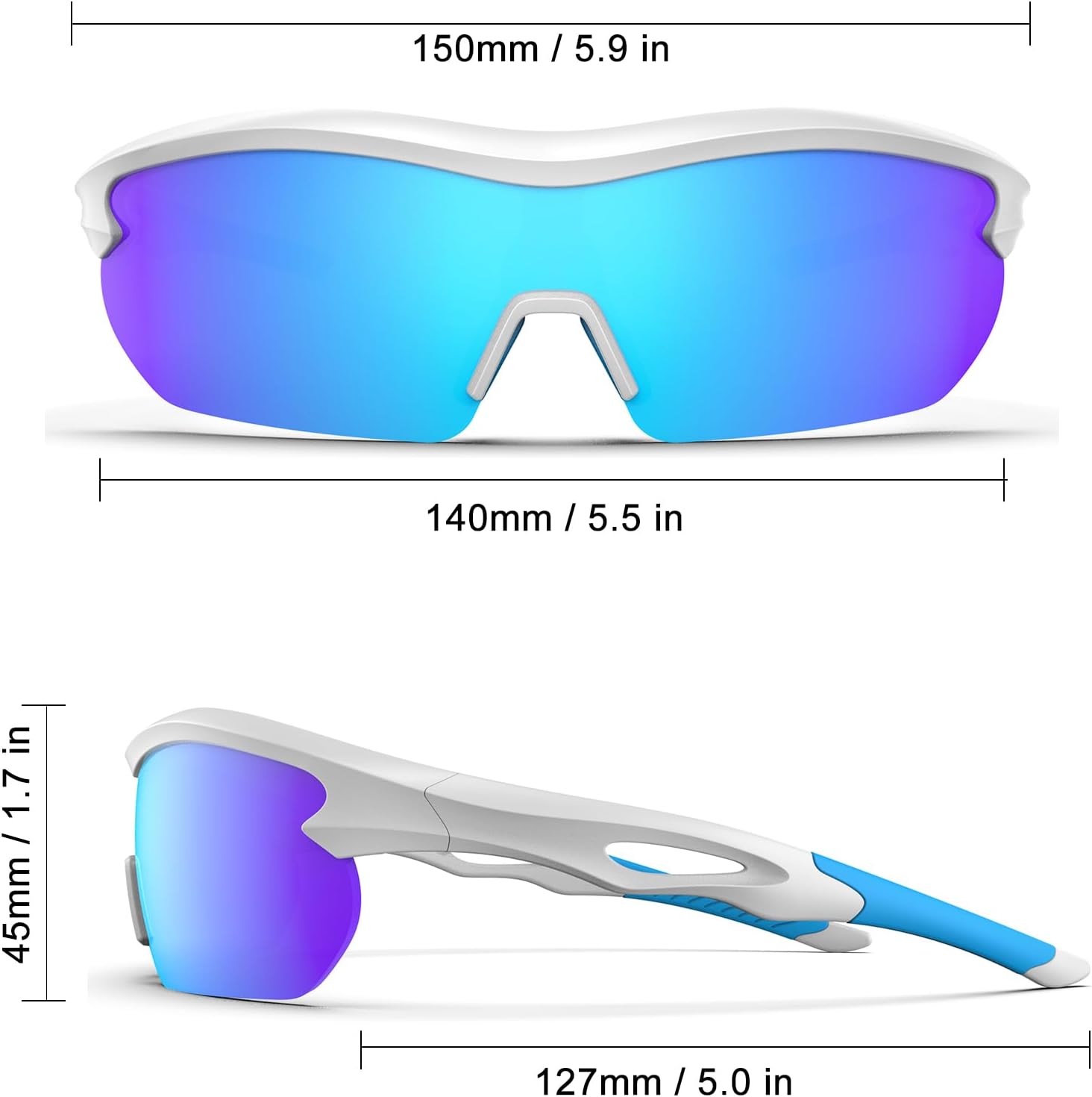 Gafas de sol HAAYOT Hombre Mujer Ciclismo
